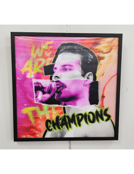 Pop Art Bilder Freddie Mercury 3D Portrait – Moderne kunst bilder | Oh-pop.com