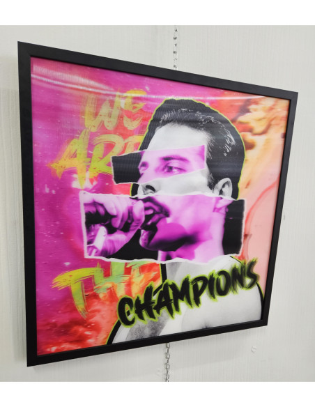 Pop Art Bilder Freddie Mercury 3D Portrait – Moderne kunst bilder | Oh-pop.com