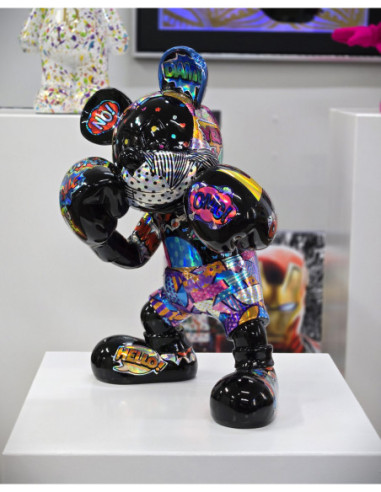 Holographic Sculpture Boxer Mickey - Add a Unique Piece to Your Collec