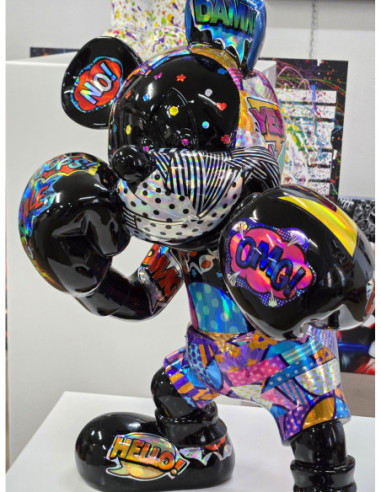 Holographic Sculpture Boxer Mickey - Add a Unique Piece to Your Collec