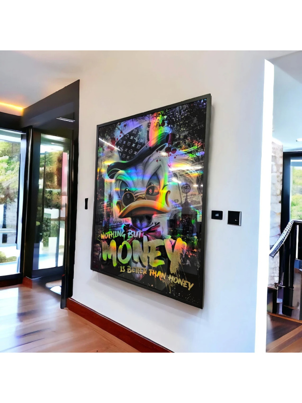 Pop Art Bilder McDuck - Nothing but Money Is Better than Honey – Moderne kunst bilder | Oh-pop.com 2