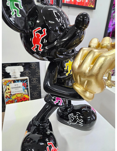 Mickey Love – Limited Edition Sculpture by Patryk Konrad | Tribute to Keith Haring