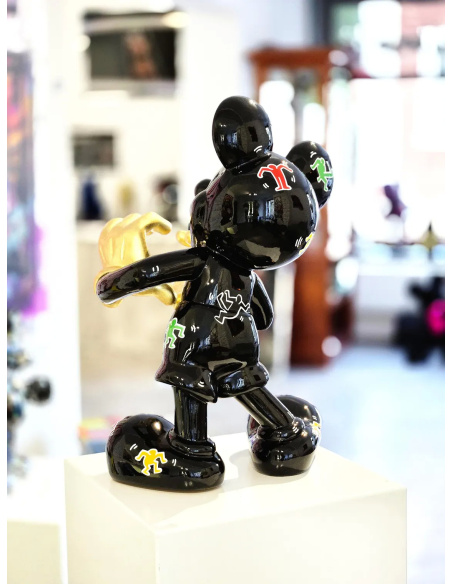 Mickey Love – Limited Edition Sculpture by Patryk Konrad | Tribute to Keith Haring