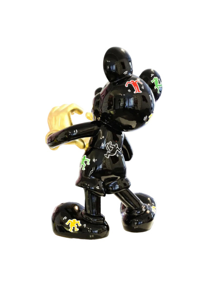 Mickey Love – Limited Edition Sculpture by Patryk Konrad | Tribute to Keith Haring
