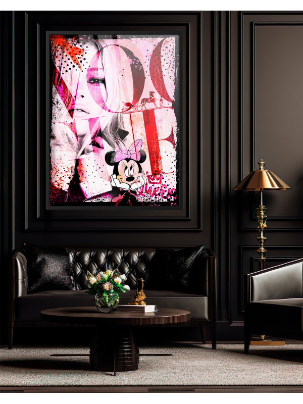 Pop Art Bilder Minnie Vogue Queen – Moderne kunst bilder | Oh-pop.com 2