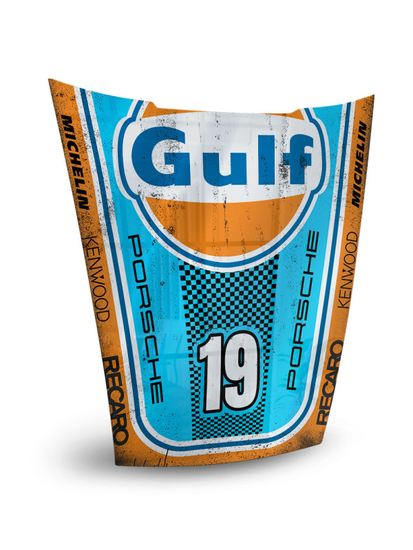 Porsche 911 car hood replica - Gulf Recaro 19 | Pop Art at Oh-Pop.com! Exclusive Paintings and Sculptures 2