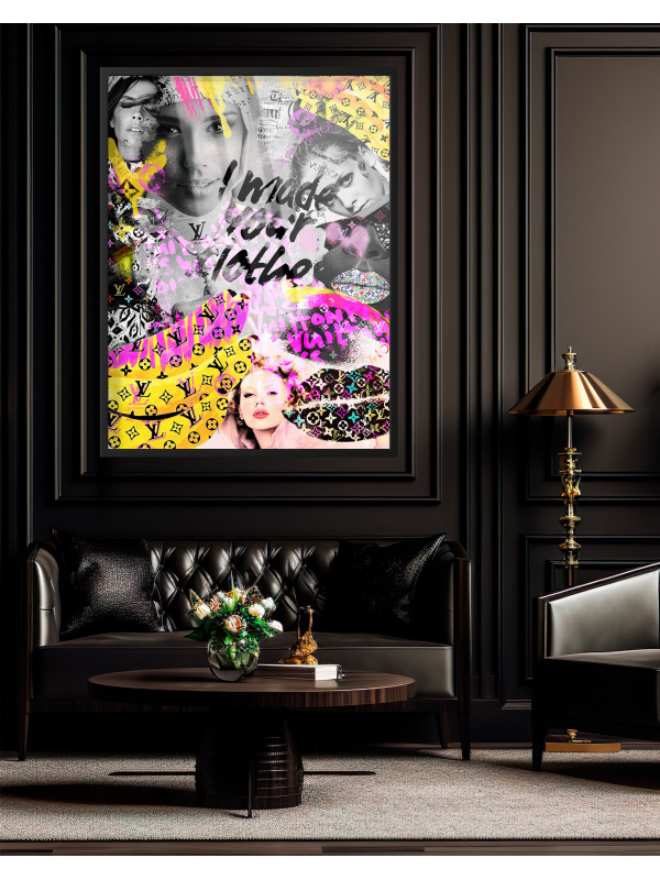 Pop Art Bilder Louis Vuitton Bannana – Moderne kunst bilder | Oh-pop.com 2