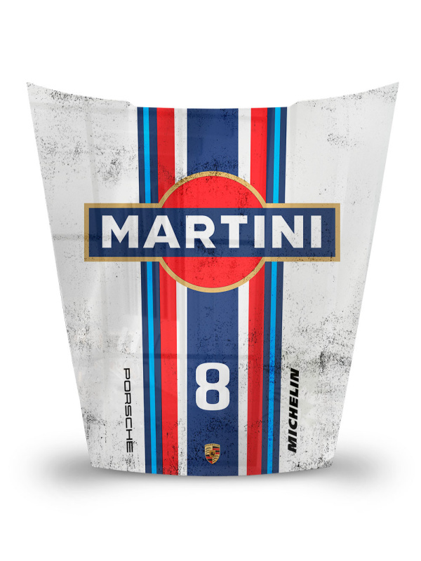 Réplique du capot de la Porsche 911 - Porsche Martini 8 | Pop Art at Oh-Pop.com ! Peintures et sculptures exclusives